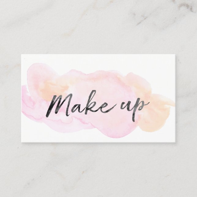 ★ Beautiful Make up Artist Business Card (Front)