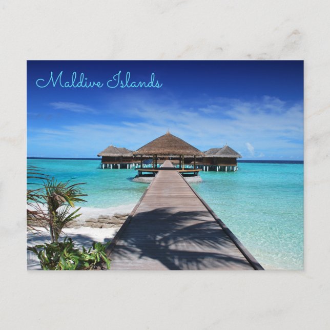 Beautiful Maldive Islands | Maldives Postcard (Front)