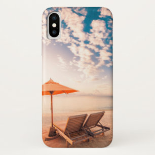 Beautiful Maldives Beach Sunset iPhone X Case