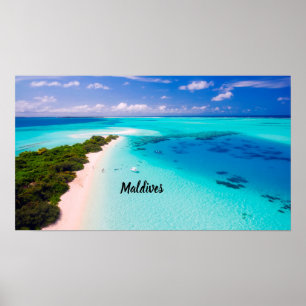 Beautiful Maldives Poster