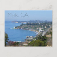 Beautiful Malibu Coast Postcard!