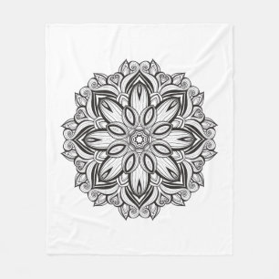 Beautiful Mandala Fleece Blanket