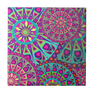 Beautiful mandala print tile