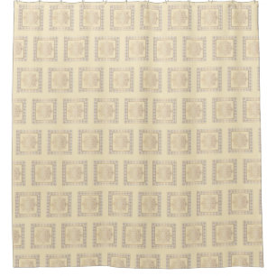 Beautiful mandala scroll design shower curtain