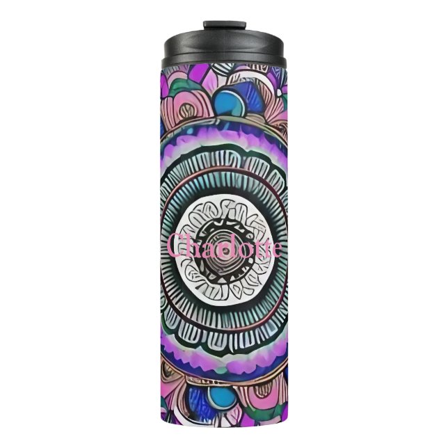 Beautiful Mandala  Thermal Tumbler (Front)