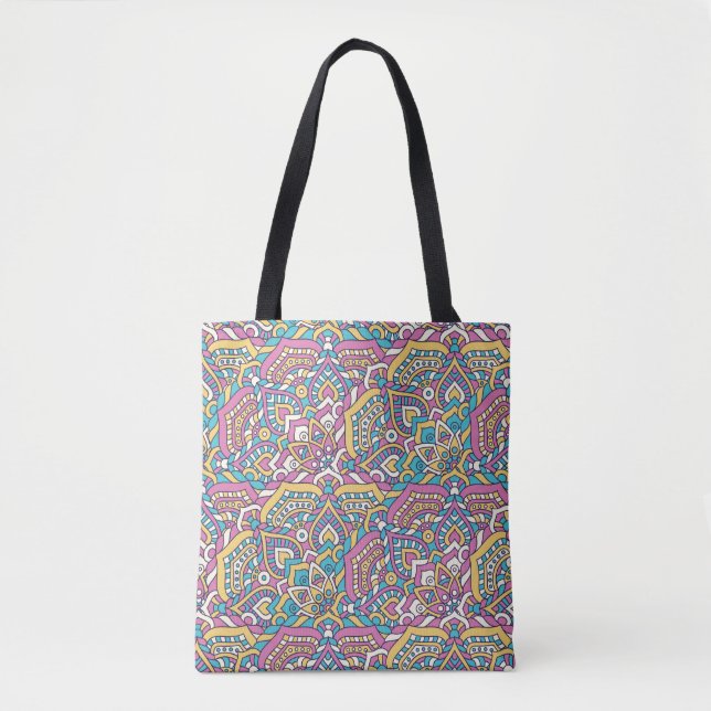 Beautiful Mandala Tote Bag (Front)