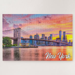 Beautiful Manhattan, New York, USA Jigsaw Puzzle