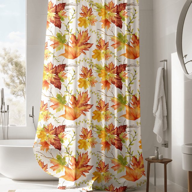 Beautiful Maple Leaf Shower Curtain (Creator Uploaded)