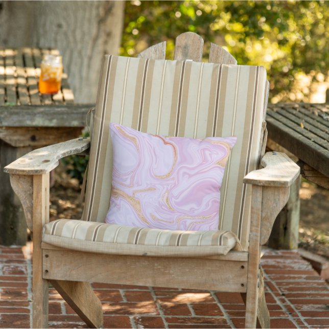 Beautiful marble rose gold style cushion (Chair)