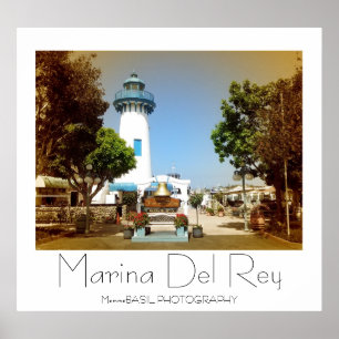 Beautiful Marina Del Rey Poster! Poster