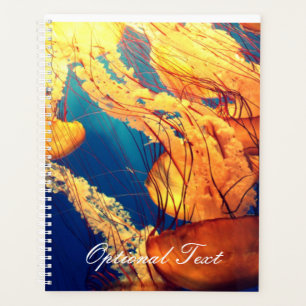 Beautiful Marine Life: Golden Jellyfish Planner