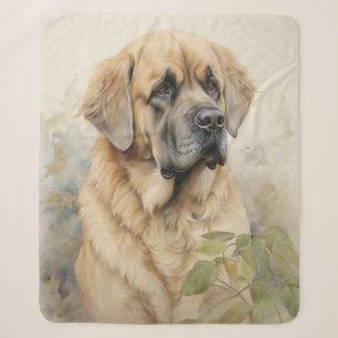 Beautiful Mastiff Sherpa Blanket