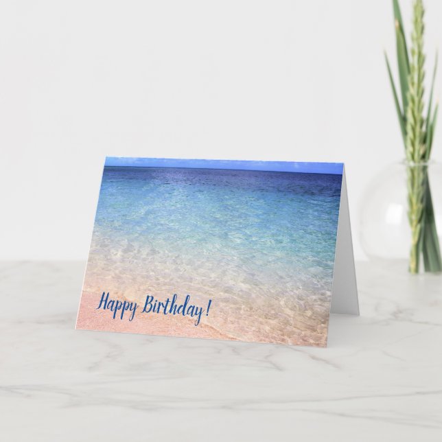 Beautiful Maui Beach Greeting Card (Front)