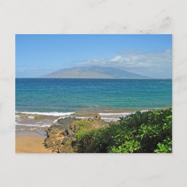 Beautiful Maui Hawaii Photography Wailea Postcard (Front)