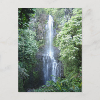 Beautiful Maui Waterfall Postcard