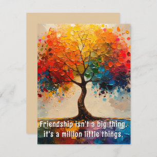 Beautiful & Meaningful Words about Friendship Card
