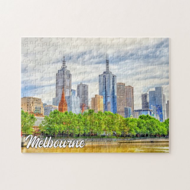 Beautiful Melbourne, Australia Jigsaw Puzzle (Horizontal)