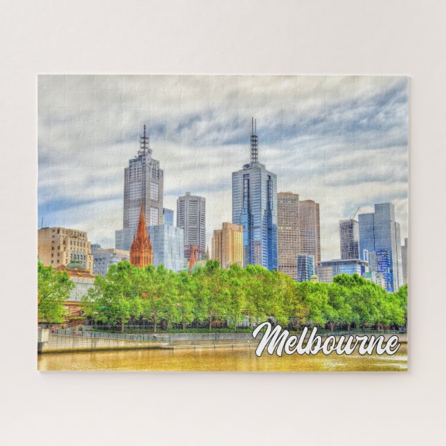 Beautiful Melbourne, Australia Jigsaw Puzzle (Horizontal)