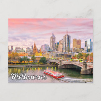 Beautiful Melbourne, Australia Postcard