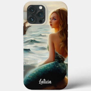 Beautiful Mermaid and the Sea iPhone 13 Pro Max Case