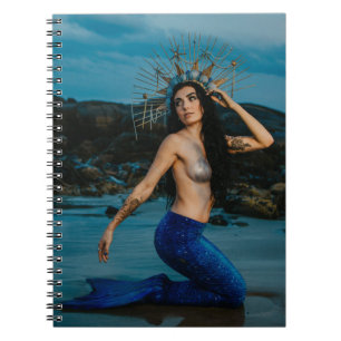 beautiful mermaid spiral note book   Note book