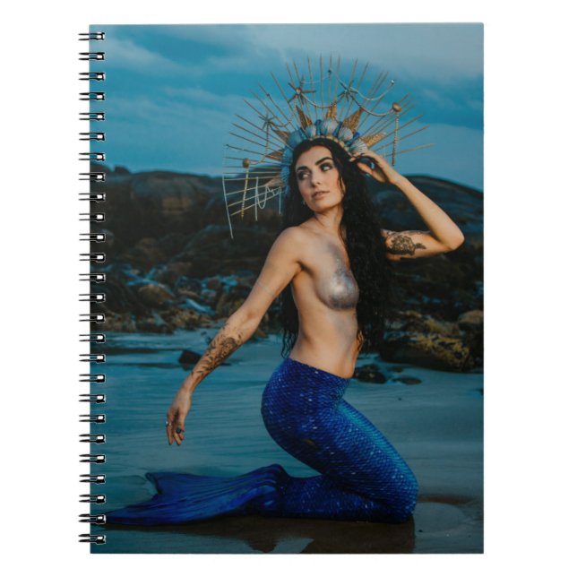 beautiful mermaid spiral note book | Note book (Front)