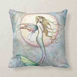 Beautiful Mermaid Throw Pillow