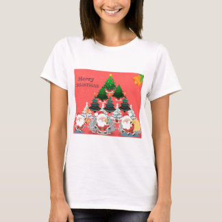 Beautiful Merry Christmas Design T-Shirt