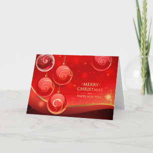 Beautiful Merry Christmas Holiday Card