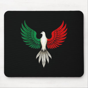 Beautiful Mexican Flag Dove Patriotic Peace Bird A Mouse Pad