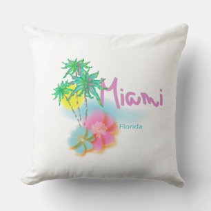 Beautiful Miami Florida Cushion