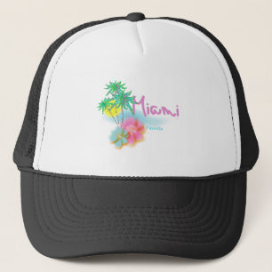 Beautiful Miami Florida Trucker Hat