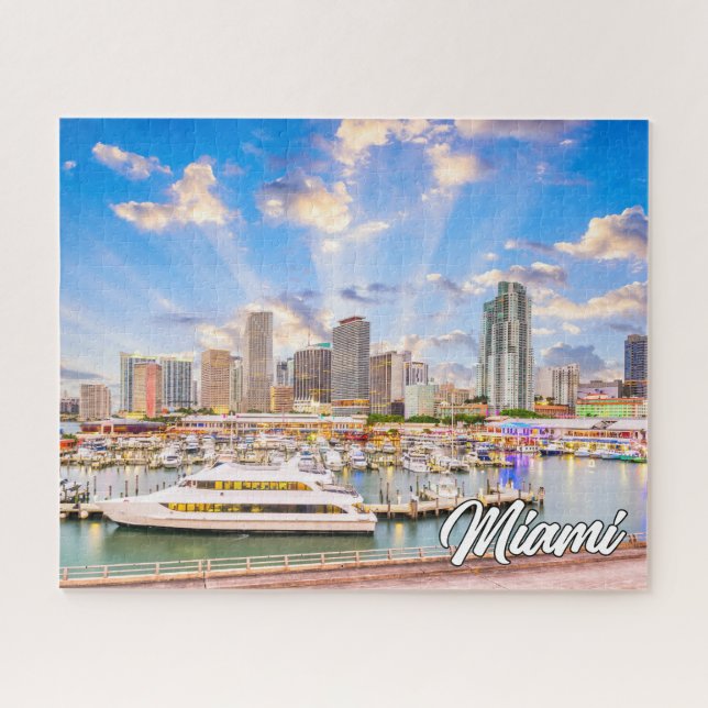 Beautiful Miami, Florida, USA Jigsaw Puzzle (Horizontal)