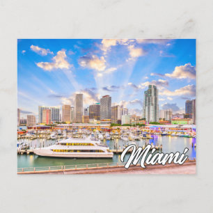 Beautiful Miami, Florida, USA Postcard
