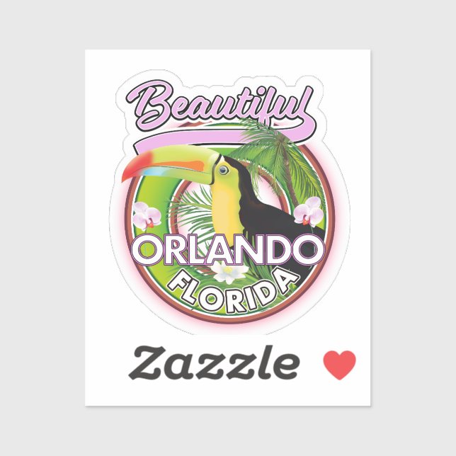  Beautiful Miami Orlando travel logo (Sheet)