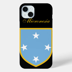 Beautiful Micronesia Flag iPhone 15 Mini Case
