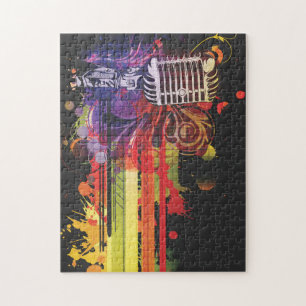 Beautiful Microphone Jigsaw Puzzle