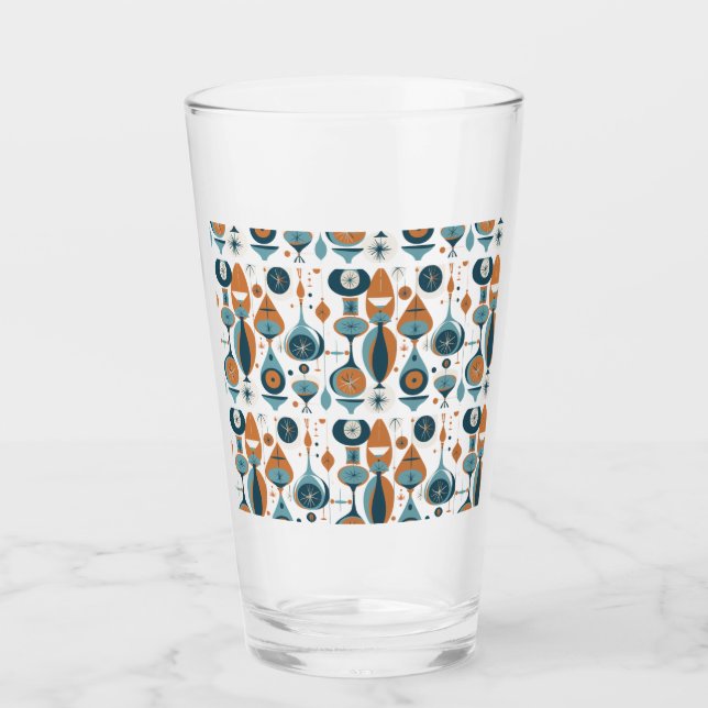 Beautiful Midcentury Modern Pattern Glass (Front)