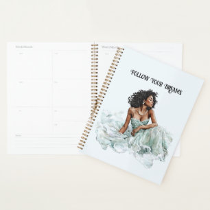 Beautiful Mint Dress Black Lady Planner