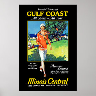 Beautiful Mississippi ~ Gulf Coast Poster