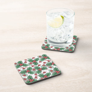 Beautiful Mistletoe Coaster