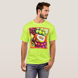 Beautiful Mixture of Grape Fruit Painting. Buy Now T-Shirt