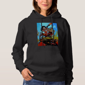 Beautiful Model Julie Strain Neon Pin Up Womens Ba Hoodie