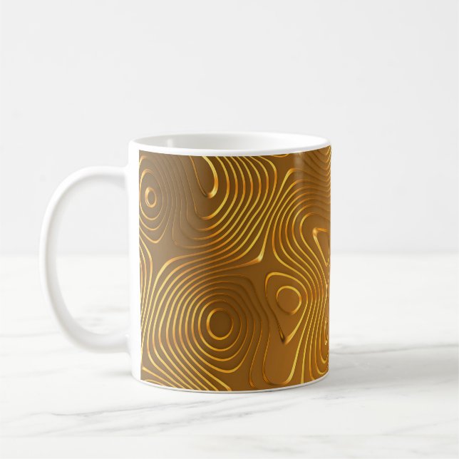Beautiful modern background texture with relief, p coffee mug (Left)