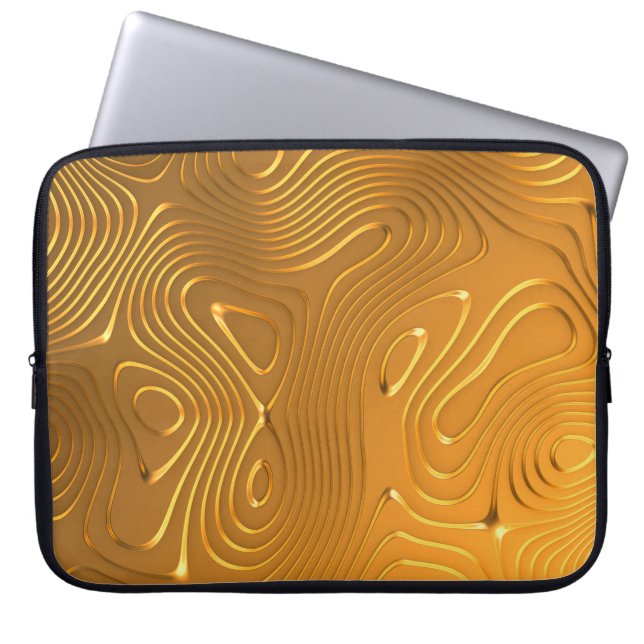 Beautiful modern background texture with relief, p laptop sleeve (Front)