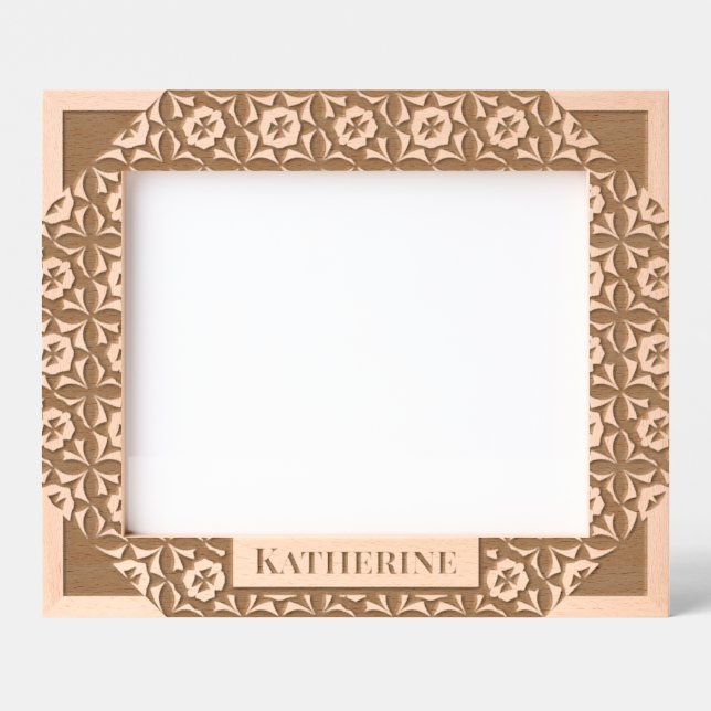 Beautiful Modern Design  Etched Frames (Front)