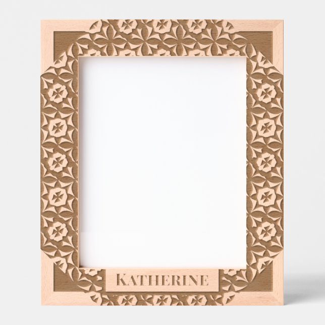 Beautiful Modern Design  Etched Frames (Front)