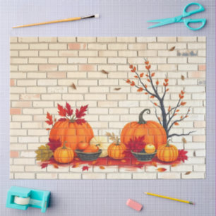 Beautiful Modern Happy Thanksgiving Fall Tissue Paper