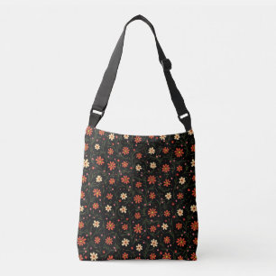 Beautiful Modern Vintage Floral Collection Crossbody Bag