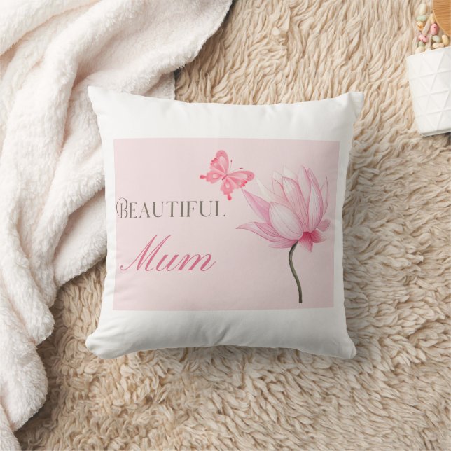 Beautiful Mom, Thoughtful Gift for Mothers Cushion (Blanket)